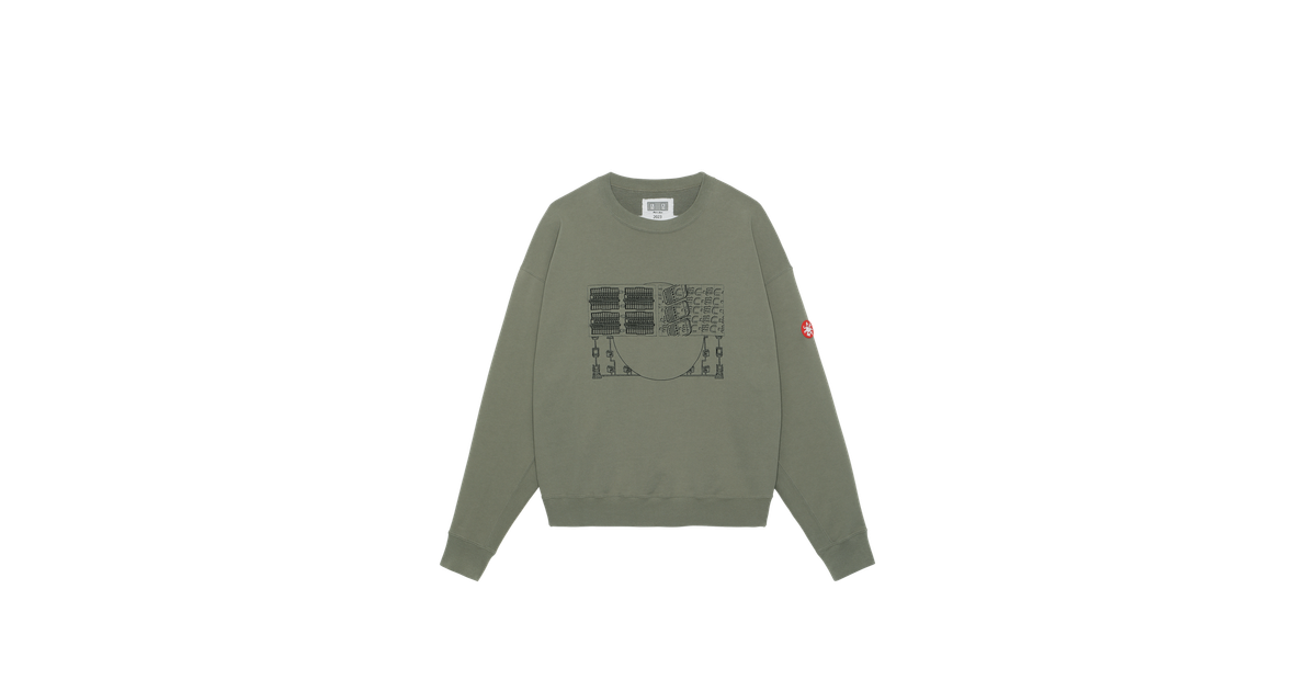 Cav Empt Spring/Summer 2023 “Plague” Wide-Rib Cut Zip Sweatshirt 